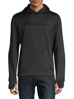 Michael Kors Neoprene Logo Pullover Hoodie