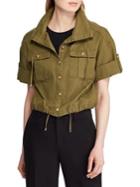 Lauren Ralph Lauren Cotton Canvas Drawstring Jacket