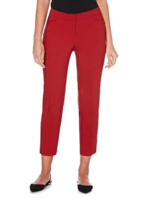 Rafaella Petite Cropped Tapered Leg Trousers
