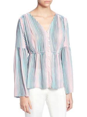 Catherine Catherine Malandrino Florrie Striped Blouse