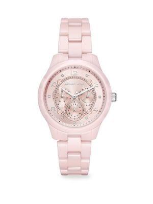 Michael Kors Runway Multifunction Ceramic Watch