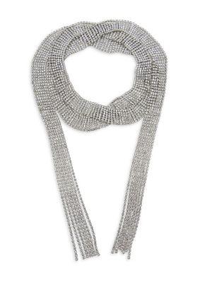 Cristabelle Crystal Wrap Choker Necklace