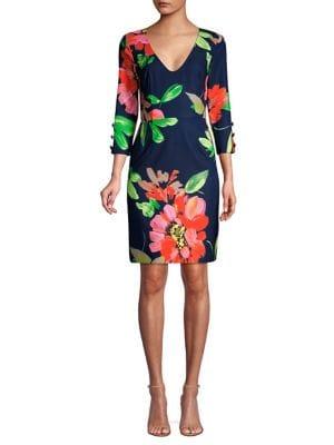 Trina Turk The Tourist Picturesque Floral Sheath Dress