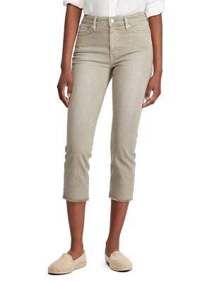Lauren Ralph Lauren Regal Straight Cropped High-rise Jeans