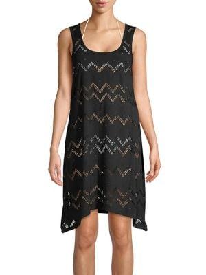 Calvin Klein Chevron Sleeveless Cover-up