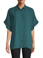 Michael Michael Kors Ruffle-trimmed Shirt