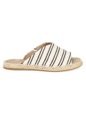 Eileen Fisher Milly Striped Slip-on Espadrilles