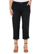 Rafaella Poplin Rolled Capris