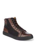 Kenneth Cole Reaction Padded Leather Sneakers