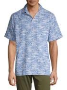 Tommy Bahama Checker Silk Short-sleeve Shirt