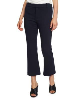 1.state Pin Stripe Mini Kick Flare Trousers