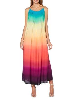 Rafaella Ombre A-line Maxi Dress