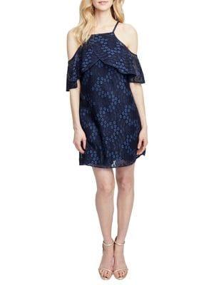 Rachel Rachel Roy Aubry Lace Cold-shoulder Swing Dress