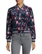 Juicy Couture Floral Bomber Jacket