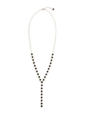 Laundry By Shelli Segal Bay Goldtone & Crystal Y-necklace