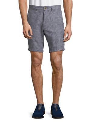 Black Brown Classic Plaid Shorts
