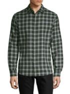 Black Brown Plaid-twill Shirt