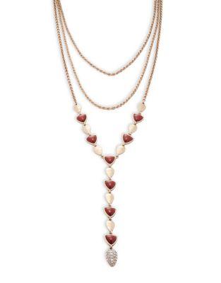 Robert Rose Nested Y-necklace