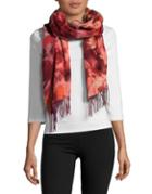Lord & Taylor Watercolor Floral Scarf