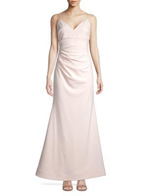 Calvin Klein Deep V-neck Gown