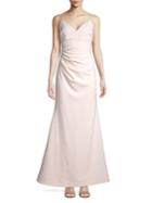 Calvin Klein Deep V-neck Gown