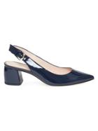 Lord Taylor Mika Patent Leather Point Toe Slingback Pumps