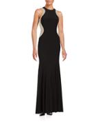 Xscape Petite Embellished Mesh Gown