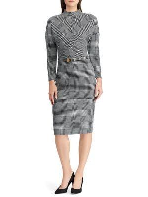 Lauren Ralph Lauren Glen Plaid Mockneck Dress