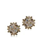 Carolee Cluster Clip-on Stud Earrings