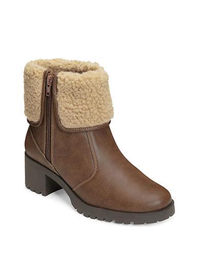 Aerosoles Boldness Faux Shearling Leather Boots