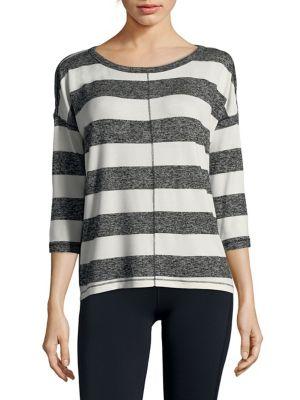 Calvin Klein Performance Striped Drop Shoulder Tee
