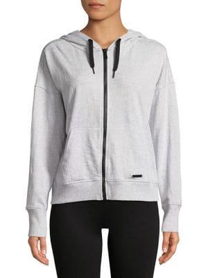 Calvin Klein Performance Cotton-blend Zip Hoodie