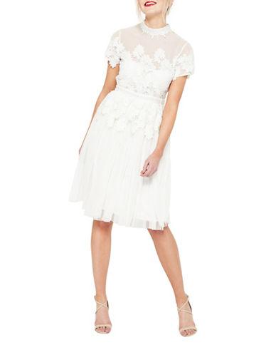 Miss Selfridge Holly Lace Tulle Dress