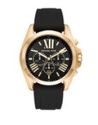 Michael Kors Bradshaw Goldtone Chronographic Strap Watch