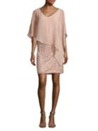 J Kara Petite Sequin Shift Dress