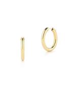Roberto Coin 18k Yellow Gold Oval Hoop Earrings/1.05