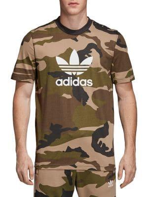 Adidas Camo Trefoil Logo Tee