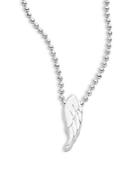 Alex Woo Faith And Symbols Sterling Silver Wing Necklace