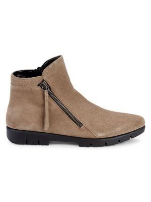 The Flexx Mojo Suede Zipper Sneakers