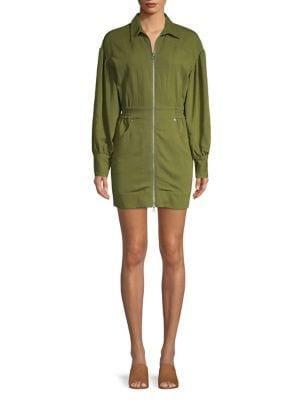 Cmeo Collective Long-sleeve Full-zip Dress