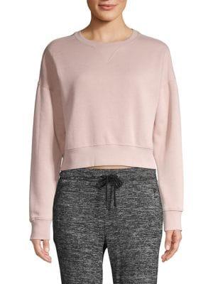 Calvin Klein Performance Fleece Cropped Sweatshirt