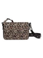 Allsaints Leopard-printed Leather Crossbody Bag