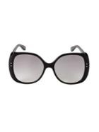 Gucci 56mm Dotted Oversized Sunglasses