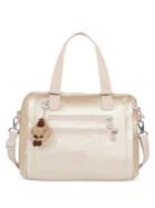 Kipling Bevine Metallic Satchel