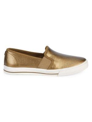 Lauren Ralph Lauren Jinny Metallic Slip-on Sneakers