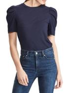 Lauren Ralph Lauren Relaxed-fit Puff-sleeve Cotton Tee