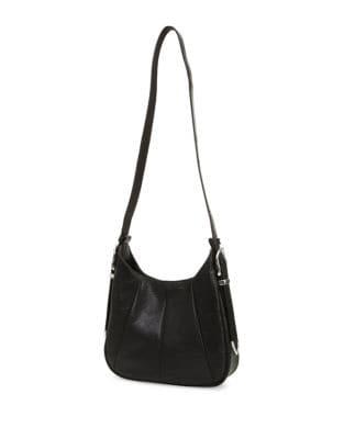 Frye Pleated Leather Crossbody Bag