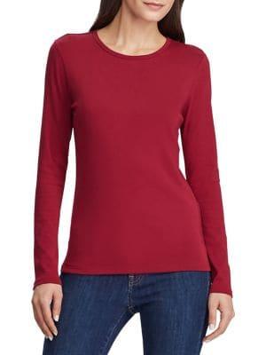 Lauren Ralph Lauren Petite Stretch Long-sleeve Tee