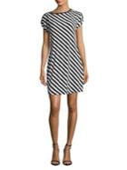 Michael Michael Kors Petite Striped T-shirt Dress