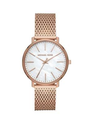 Michael Kors Pyper Stainless Steel & Crystal Bracelet Watch